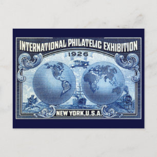 Internationale Briefmarkenausstellung New York 192 Postkarte