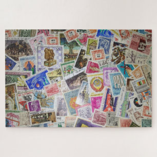 Internationale Briefmarkensammlung Puzzle
