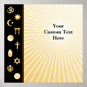 Internationale Faiths Poster