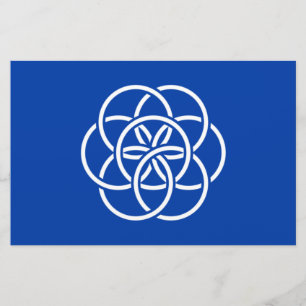 Internationale Flagge des Planeten Erde Briefpapier