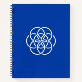 Internationale Flagge des Planeten Erde Notizbuch