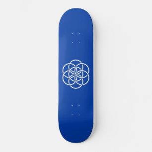 Internationale Flagge des Planeten Erde Skateboard