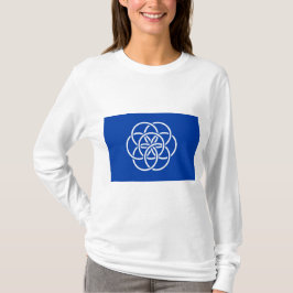 Internationale Flagge des Planeten Erde T-Shirt