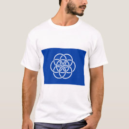 Internationale Flagge des Planeten Erde T-Shirt