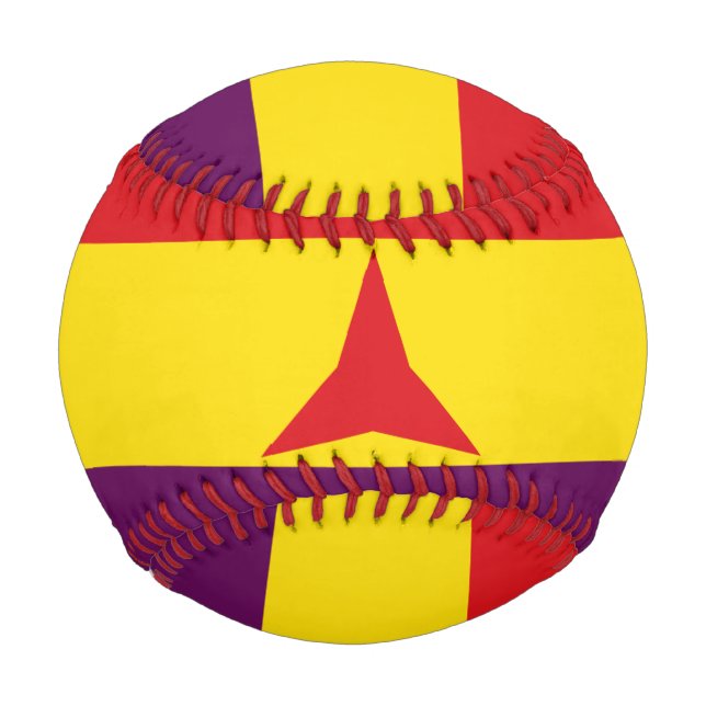 Internationale Flagge (Ziviler Krieg Spaniens) Baseball (Rückseite)