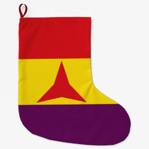 Internationale Flagge (Ziviler Krieg Spaniens) Großer Weihnachtsstrumpf