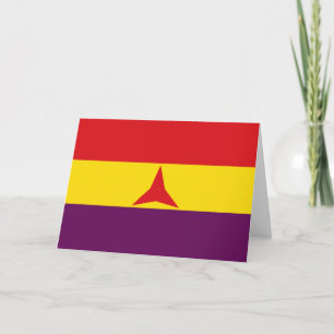 Internationale Flagge (Ziviler Krieg Spaniens) Karte