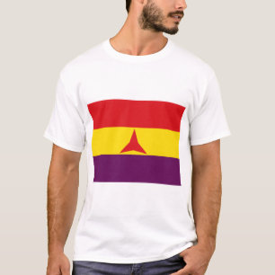 Internationale Flagge (Ziviler Krieg Spaniens) T-Shirt