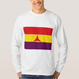 Internationale Flagge (Ziviler Krieg Spaniens) T-Shirt