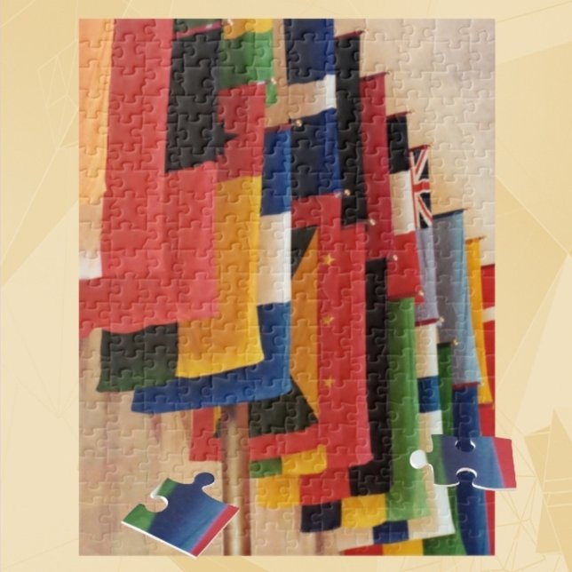 Internationale Flaggen der Welt Puzzle (Von Creator hochgeladen)