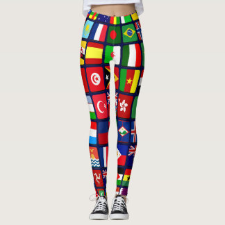 Internationale Flaggen Leggings