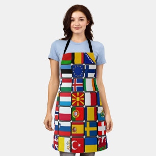 Internationale Flaggenkollektion, Weltflaggen, Schürze