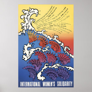 Internationale Frauenbewegung der 1970er Jahre Pol Poster