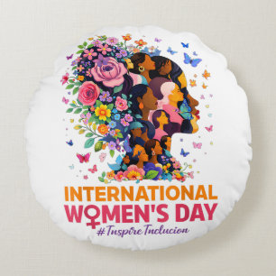 Internationale Frauentag Rundes Kissen