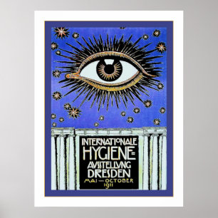 Internationale Hygienemesse bzw. Vintage Werbung Poster