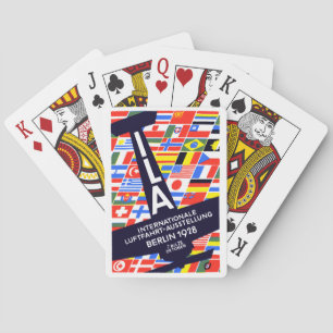 Internationale Luftfahrtausstellung 1928 Spielkarten
