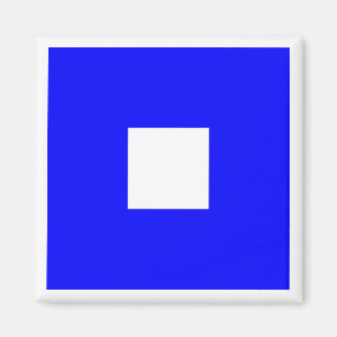 Internationale maritime Signalflagge PAPA Magnet