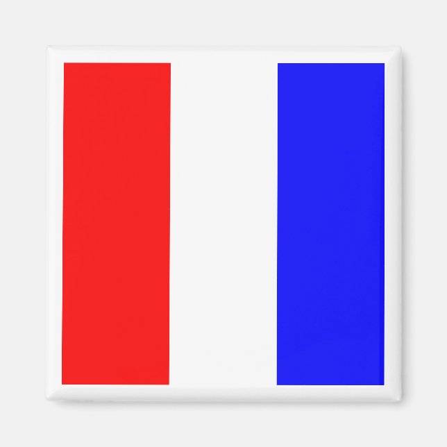 Internationale maritime Signalflagge TANGO Magnet (Vorne)