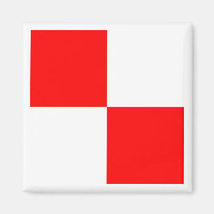 Internationale maritime Signalflagge UNIFORM Magnet