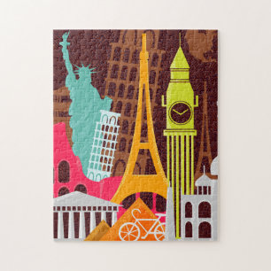 Internationale Monumente Puzzle