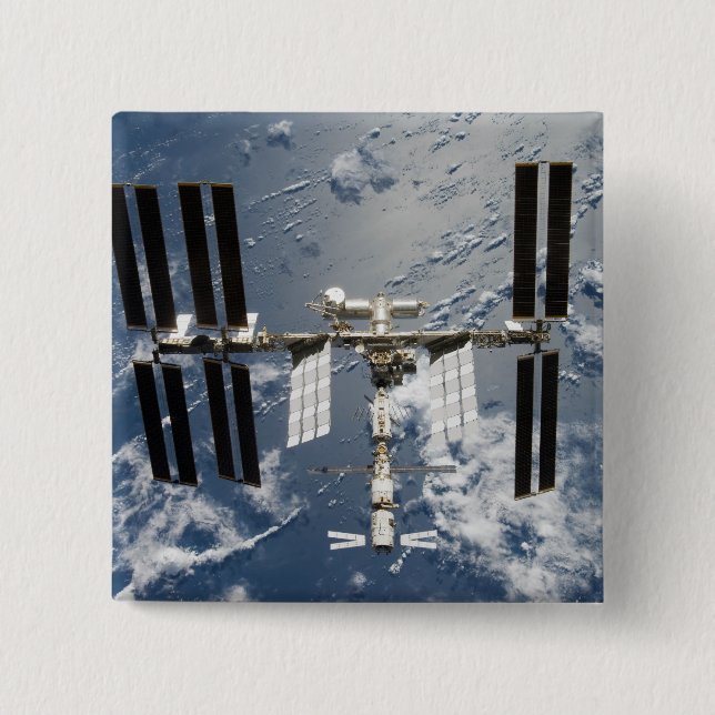 Internationale Raumstation 14 Button (Vorderseite)