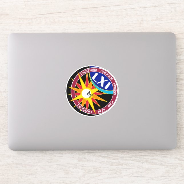 Internationale Raumstation Expedition ISS-61 Aufkleber (Computer)