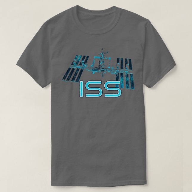 Internationale Raumstation ISS 13 T-Shirt (Design vorne)