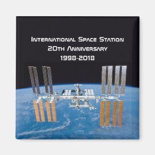 Internationale Raumstation ISS 20 Jahre alt Magnet