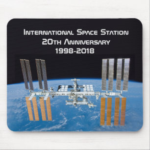 Internationale Raumstation ISS 20 Jahre alt Mousepad