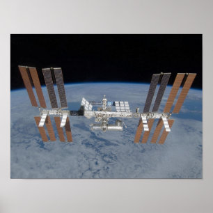Internationale Raumstation ISS Poster