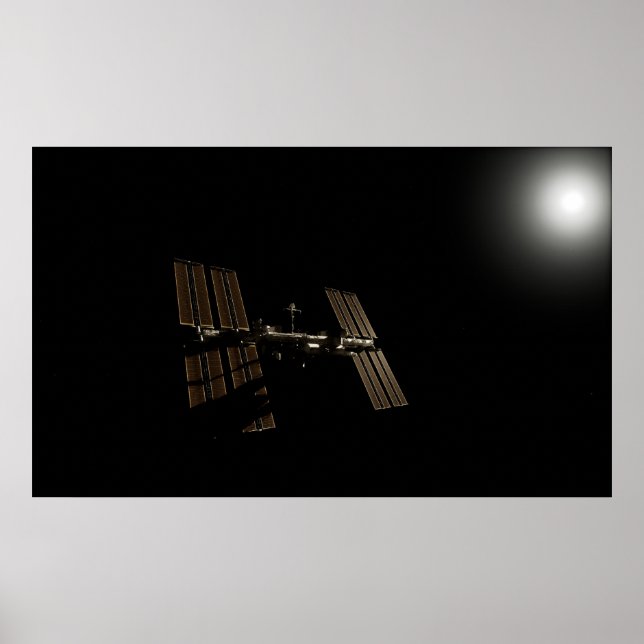 Internationale Raumstation Poster (Vorne)