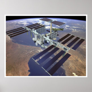 Internationale Raumstation Poster