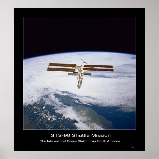 Internationale Raumstation Poster (Vorne)