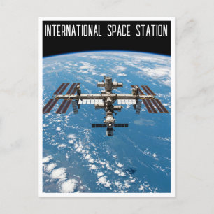Internationale Raumstation Postkarte