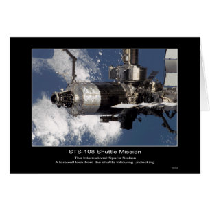 Internationale Raumstation wie von STS-108 S geseh