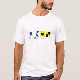 Internationale Seesignal-Flaggen T-Shirt