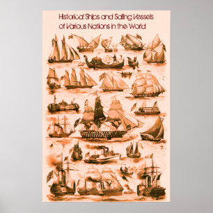 INTERNATIONALE SEGELSCHIFFE AUS FRÜHEREN ZEITEN, S POSTER