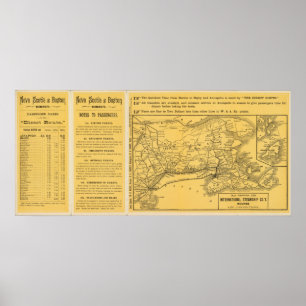 Internationale Steamschiffwege, Nova Scotia Poster