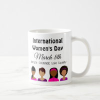 Internationale Tasse zum Frauentag