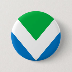 Internationale Vegane Flagge Button