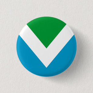 Internationale vegane Flagge Button