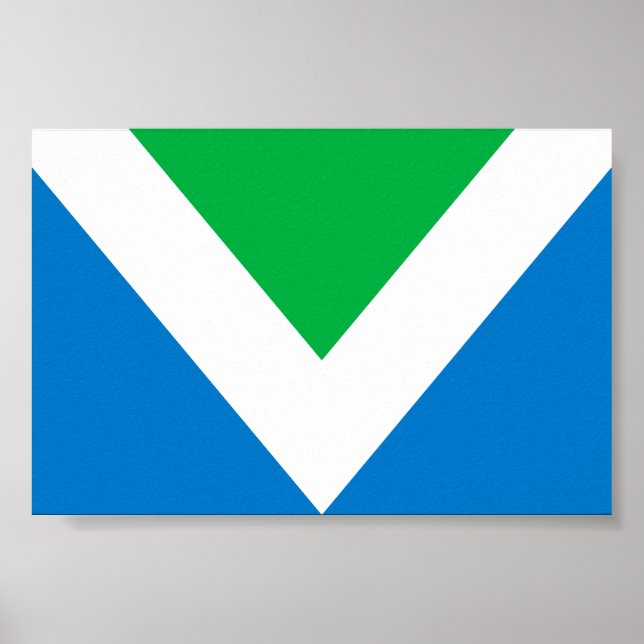 Internationale Vegane Flagge Poster (Vorne)
