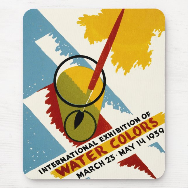 Internationale Wasserfarbenausstellung Mousepad (Vorne)