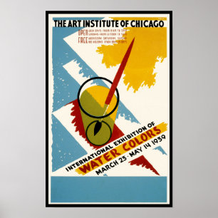 Internationale Wasserfarbenausstellung Poster
