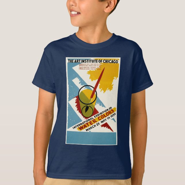 Internationale Wasserfarbenausstellung T-Shirt (Vorderseite)