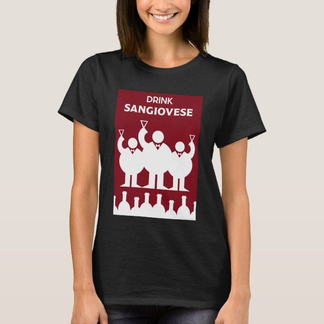 Internationale Weintage Sangiovese T-Shirt (Vorderseite)