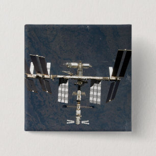 Internationale Weltraumstation 13 Button
