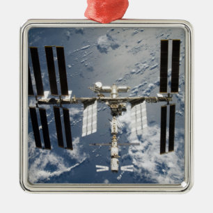 Internationale Weltraumstation 14 Ornament Aus Metall