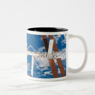 Internationale Weltraumstation 17 Zweifarbige Tasse