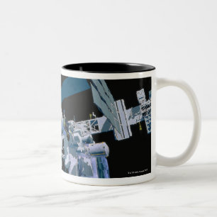 Internationale Weltraumstation 3 Zweifarbige Tasse